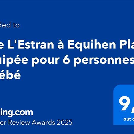 Gite L'Estran A Equihen Plage Equipee Pour 6 Personnes + 1 Bebe Extérieur photo